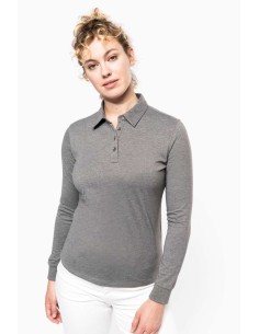 K-KA265-LADIES' LONG SLEEVE JERSEY POLO SHIRT 2